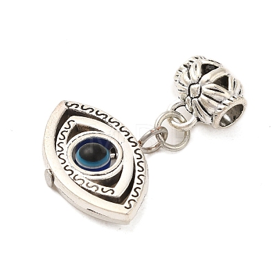 Tibetan Style Alloy Resin Pendants FIND-Z063-01AS-1