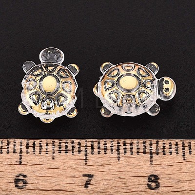 Transparent ABS Plastic Beads TACR-T028-77A-1