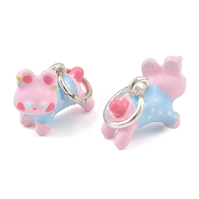Alloy with Enamel Charms AL-CBA1FD3-06S-02-1
