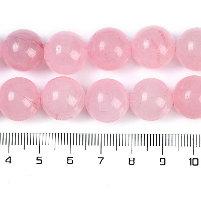 Natural Rose Quartz Beads Strands G-F591-04-14MM-1