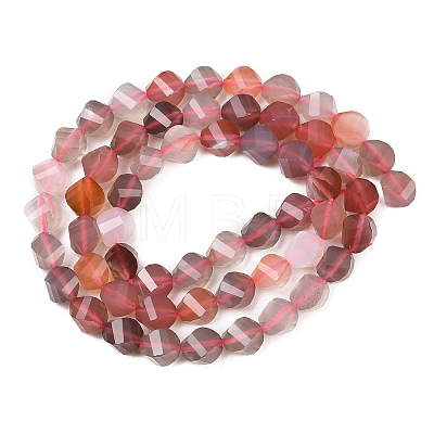 Natural Pink Botswana Agate Beads Strands G-P611-C07-01-1