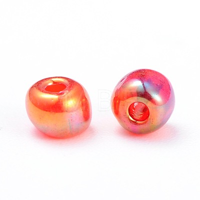 6/0 Round Glass Seed Beads SEED-US0003-4mm-165B-1
