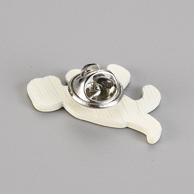 Spray Painted Alloy Brooches JEWB-S011-133-RS-1