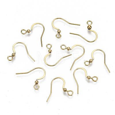 304 Stainless Steel Earring Hooks STAS-N092-103G-NR-1