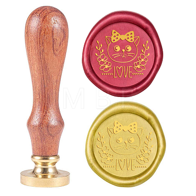 Wax Seal Stamp Set AJEW-WH0131-405-1