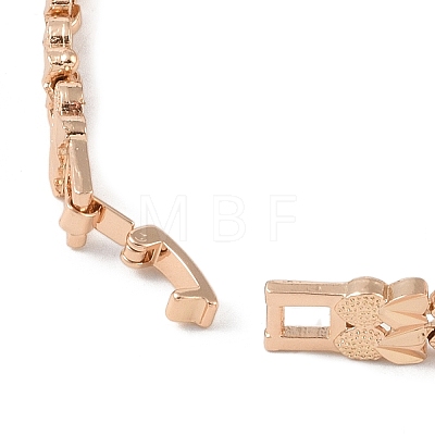 Brass Link Chain Bracelets for Women Men BJEW-P324-01C-KCG-1