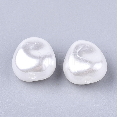 Eco-Friendly ABS Plastic Imitation Pearl Beads OACR-T012-05-1