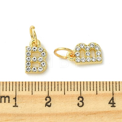 Rack Plating Alloy Rhinestone Pendants PALLOY-S187-01B-1