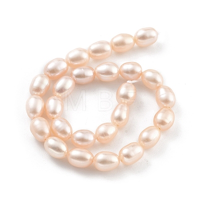 Natural Cultured Freshwater Pearl Beads Strands PEAR-P062-06G-1