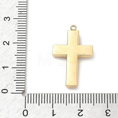 304 Stainless Steel Rhinestone Pendants STAS-L022-085G-07-1