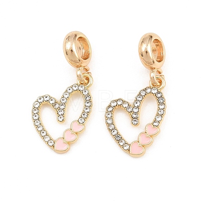 Alloy Enamel European Dangle Charms AL-CBAC2D3-16G-1