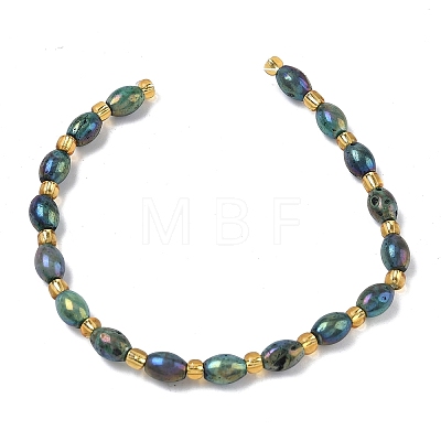 Electroplated Natural Druzy Geode Crystal Beads Strands G-G459-03B-11-1