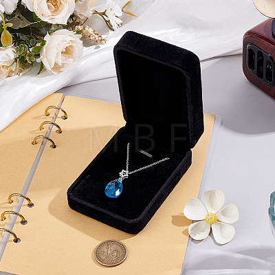 Velvet Jewelry Pendant Storage Boxes CON-BBC0001-28-1
