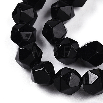 Natural Obsidian Beads Strands G-T139-8mm-50-1