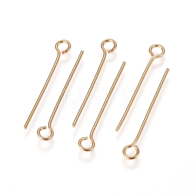 304 Stainless Steel Eye Pins A-STAS-L238-005H-G-1