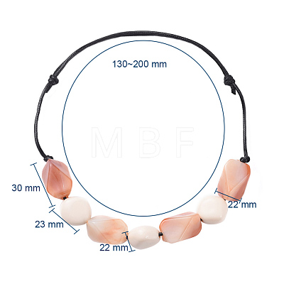 Adjustable Bib Necklaces NJEW-JN02547-1