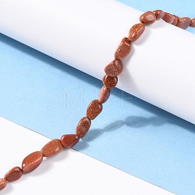 Synthetic Goldstone Beads Strands G-G018-14A-1