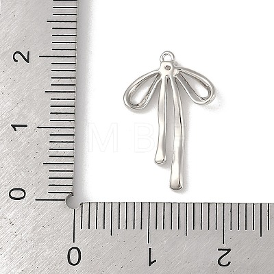 Brass Micro Pave Clear Cubic Zirconia Pendants KK-Z065-08P-1