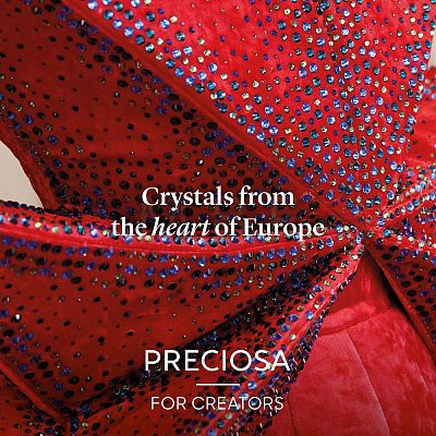 Preciosa® Crystal Hotfix Flatback Stones Y-PRC-HSS12-40080-200-1