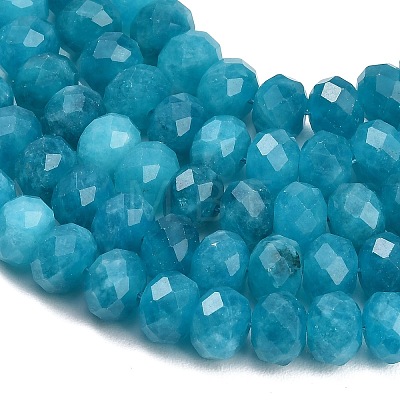Faceted Dyed Natural White Jade Beads Strands GG-CBAE966-01B-N-1