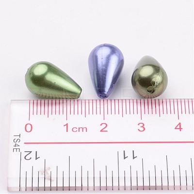 ABS Plastic Imitation Pearl Beads X-MACR-G003-M-1