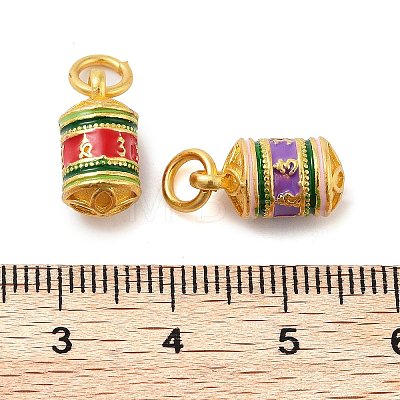 Alloy Enamel Charms ENAM-M008-01G-1