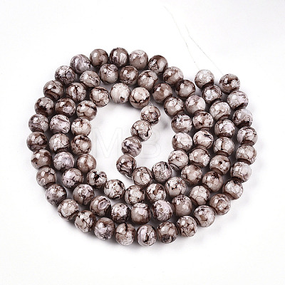 Baking Paint Glass Beads X1-DGLA-N003-10mm-A05-1