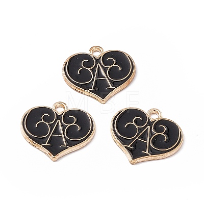 Alloy Enamel Pendants ENAM-H039-03G-1