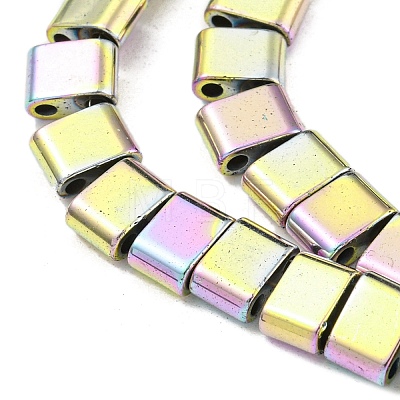 Electroplated Non-magnetic Synthetic Hematite Beads Strands G-C106-B02-04B-1