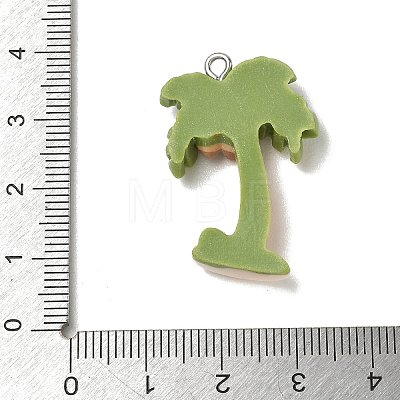 Opaque Resin Pendants RE-CBAB589-01A-02-1