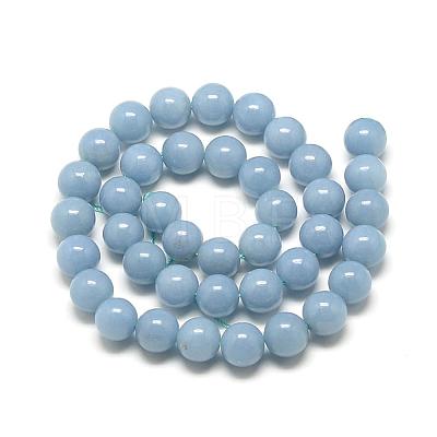 Natural Ang Beads Strands G-R432-15-12mm-1