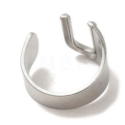 Non-Tarnish 201 Stainless Steel Finger Rings RJEW-H223-04P-U-1