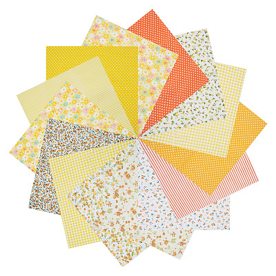 28Pcs 14 Styles Cotton Fabric DIY-TA0014-80A-1
