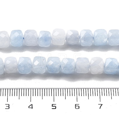 Natural Quartz Imitation Aquamarine Beads Strands G-C179-B04-01-1