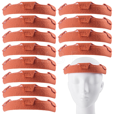 12Pcs Fabric & Sponge Safe Hard Hat Sweatband AJEW-WR0003-84-1