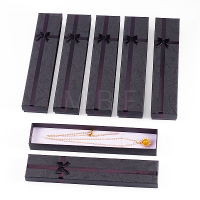 Cardboard Necklace Jewelry Boxes CON-TAC0014-07A-1