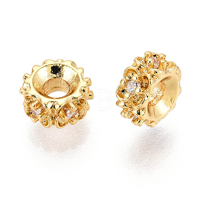Brass Spacer Beads KK-N259-46-1