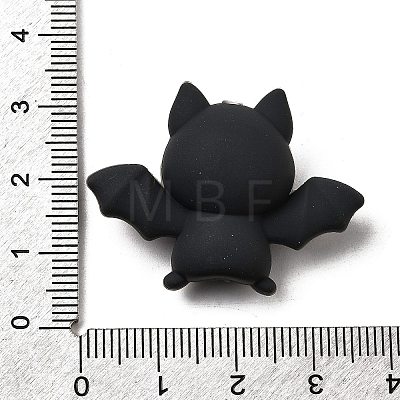 Halloween Silicone Focal Beads SIL-P011-01E-1