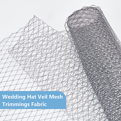 Nylon Mesh Lace Fabric DIY-WH0530-83A-1