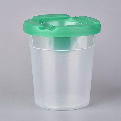 Children's No Spill Plastic Paint Cups TOOL-L006-08-1