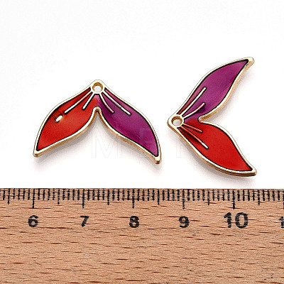 Alloy Enamel Pendants ENAM-T022-20B-1