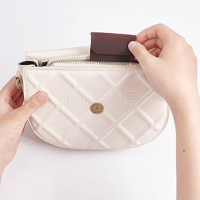 Rectangle PU Leather Ring Bags ABAG-WH0047-01A-1