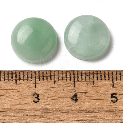 Natural Glass Cabochons G-N343-12-1