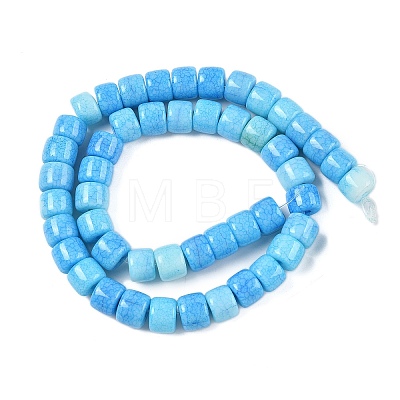 Dyed Glass Beads Strands GLAA-H037-01E-1