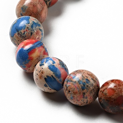 Natural Imperial Jasper Beads Strands G-A175B-8mm-11-1