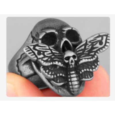 Halloween 304 Stainless Steel Finger Rings for Men FS-WG33C94-14-1