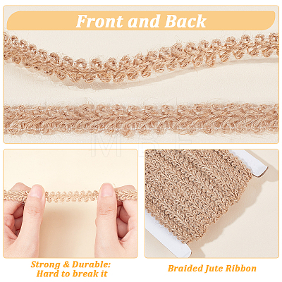   20M Braided Burlap Ribbon OCOR-PH0003-85C-1