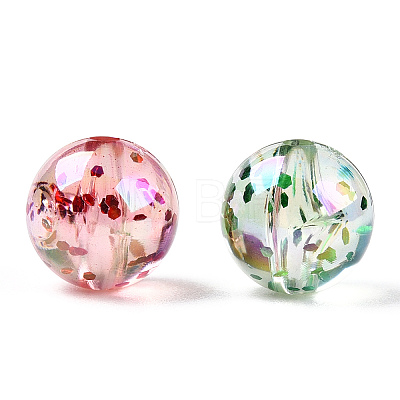 Transparent Acrylic Bead OACR-T029-01-1