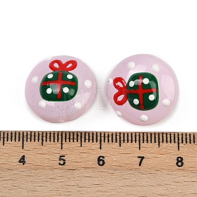 Christmas Handmade Lampwork Enamel Beads X1-LAMP-C020-03C-1