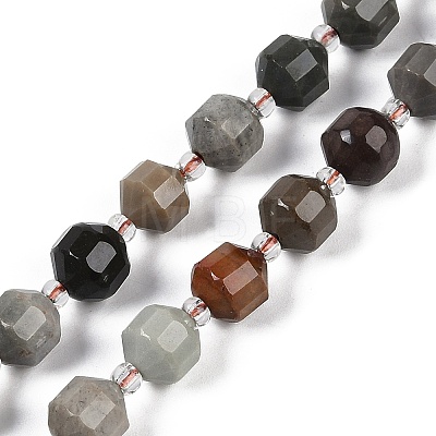 Natural Ocean Jasper Beads Strands G-O201B-129F-1